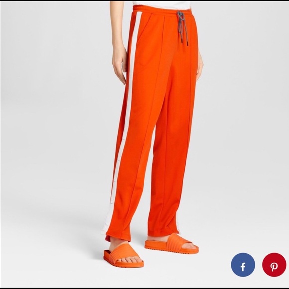 orange track pant